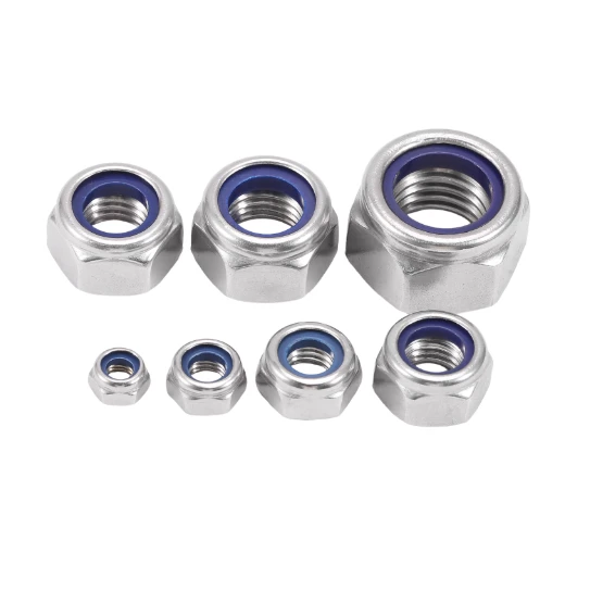 DIN985 Nylon Lock Cnau Cyflenwr Fastener Hunan Cloi|Gwrth-Llacio Cnau